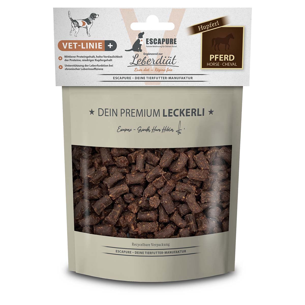 Escapure VET-Leberdiät Hupferl Pferd 150g kaufen