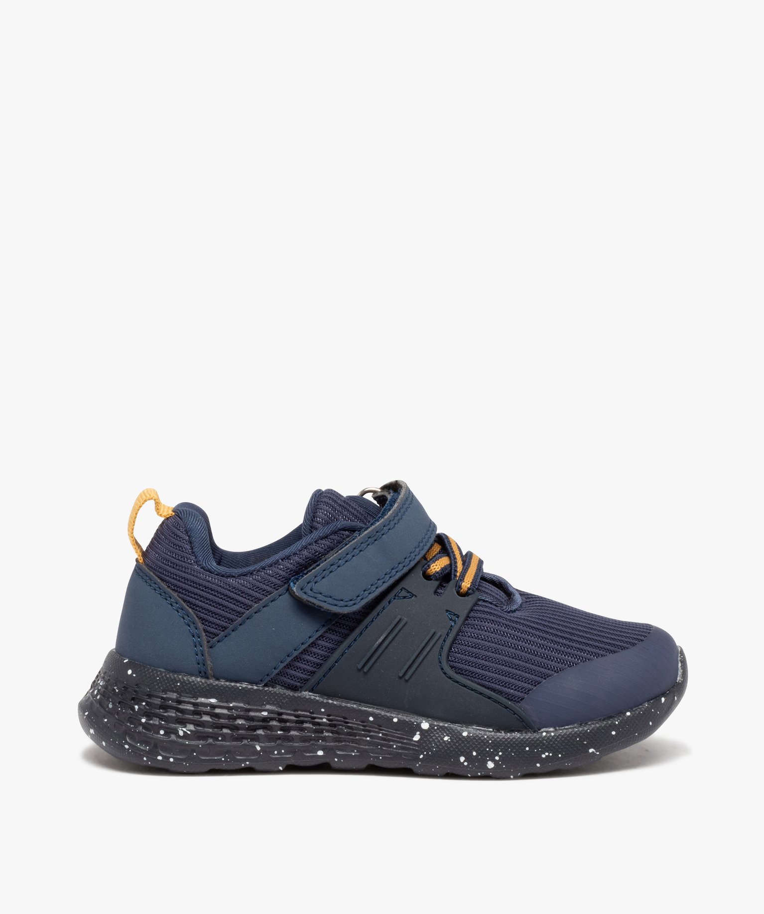 Baskets Garçon jogger unies en mesh marine | GEMO