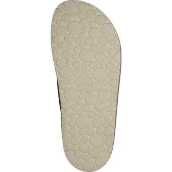 Genuins Hawaii Velour Pantolette in braun