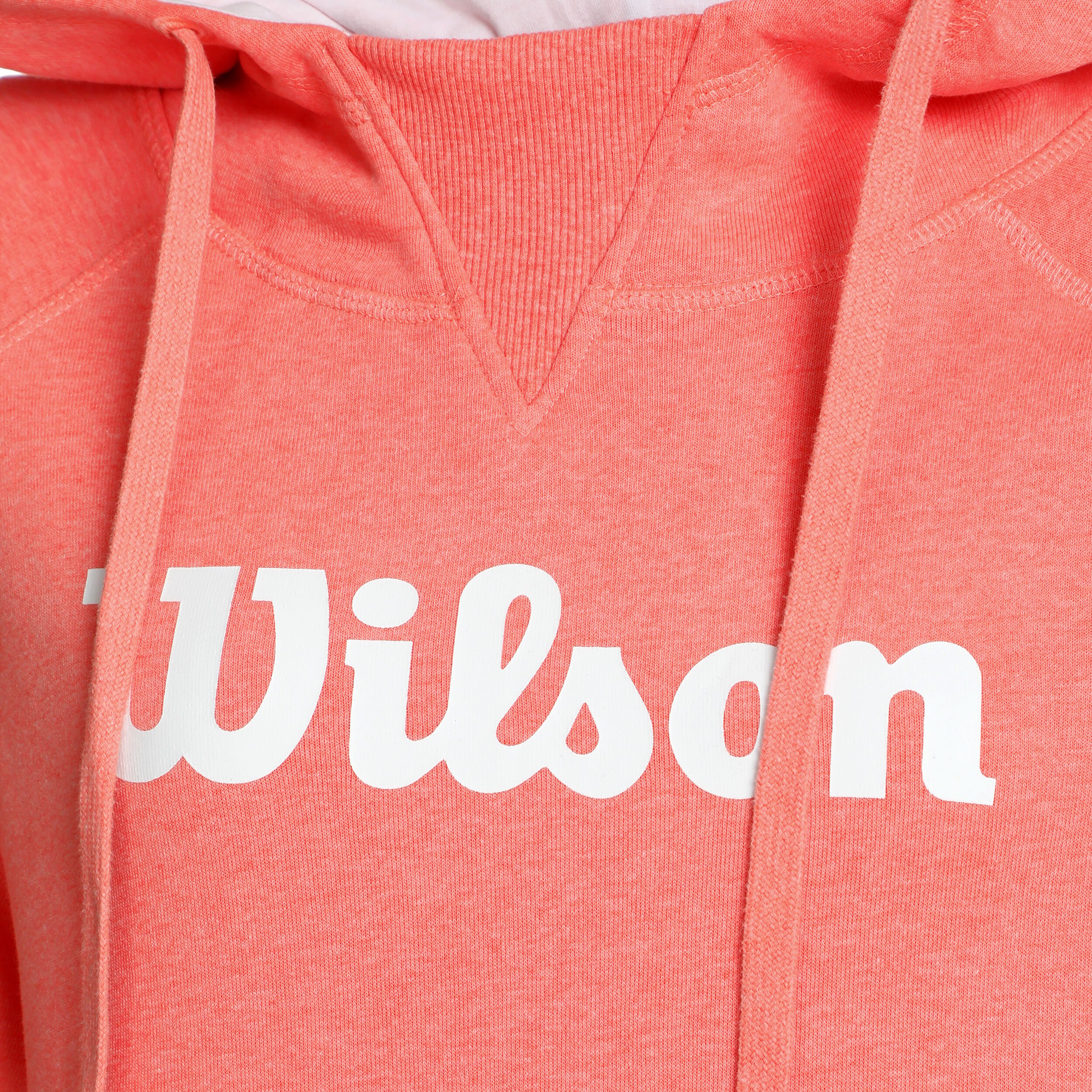 Script Hoody Damen - Koralle