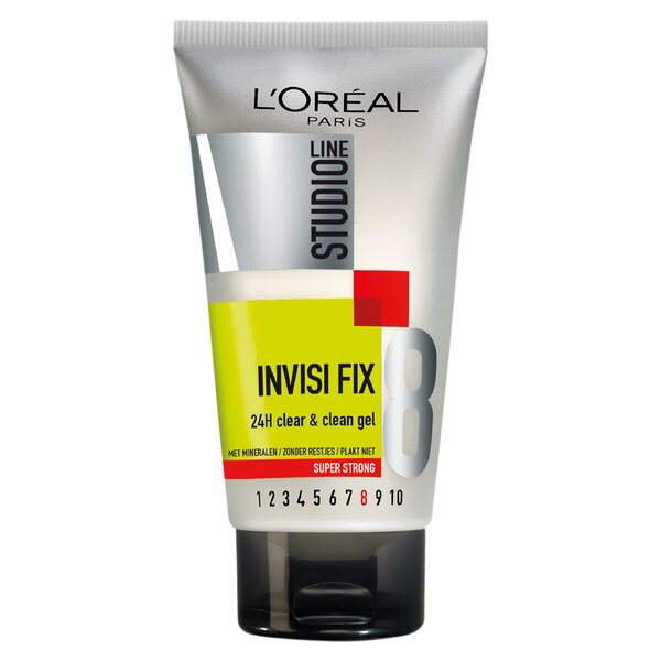 L'Oréal Paris Studio Line Invisi Fix Super Strong 24H Clear & Clean Haargel 150ml