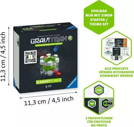 GraviTrax PRO Element Helix - Kugelbahn-Erweiterung für Kinder ab 8 Jahren