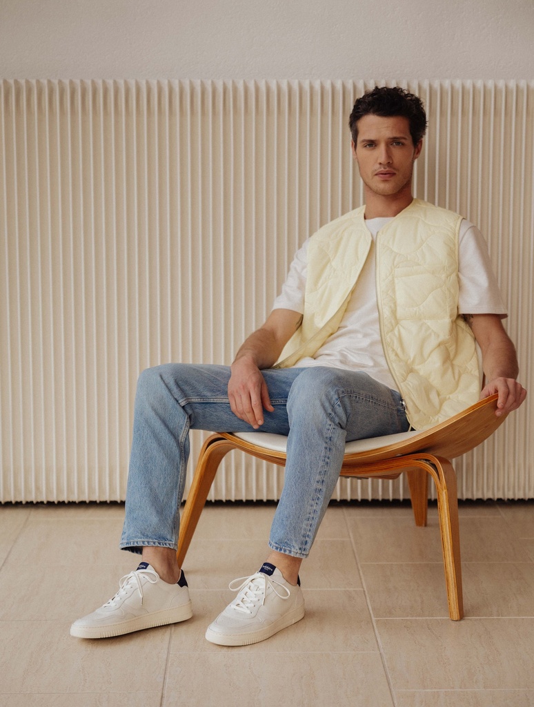 Travis - Blanc Cassé & Bleu Marine