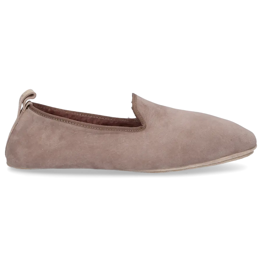 Henderson - Hausschuhe SUITE.LADY Veloursleder - grau