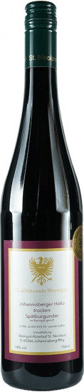 2017 Johannisberger Hölle Spätburgunder trocken - Weingut Abteihof St. Nicolaus