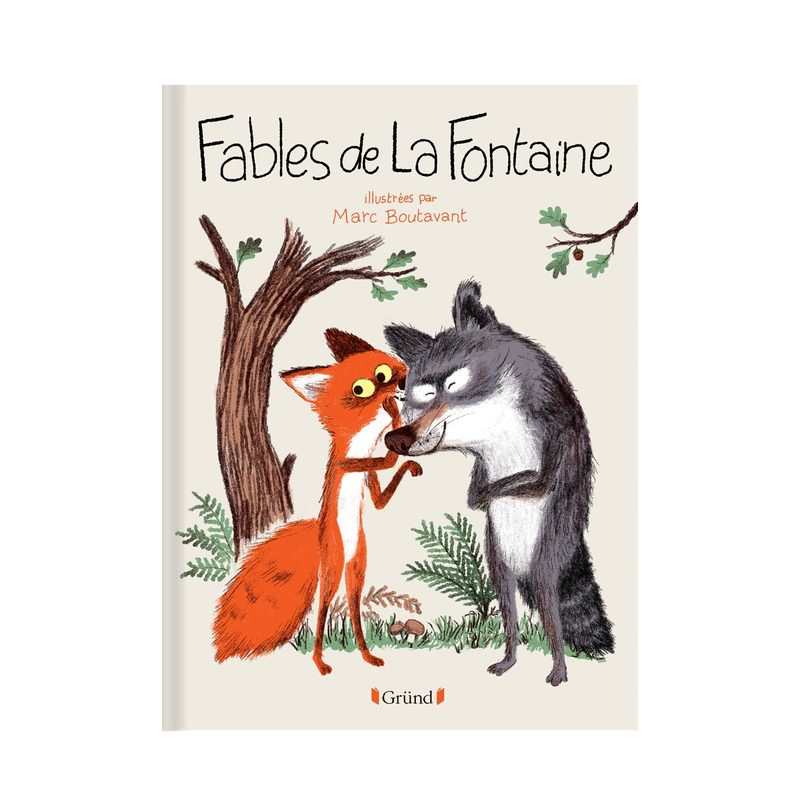 Livre Les fables de la Fontaine - Gründ