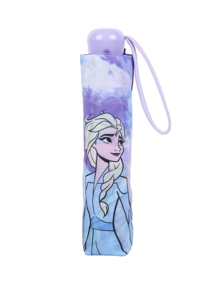 Disney Frozen Regenschirm Elsa Taschenschirm in Lila günstig kaufen onesize