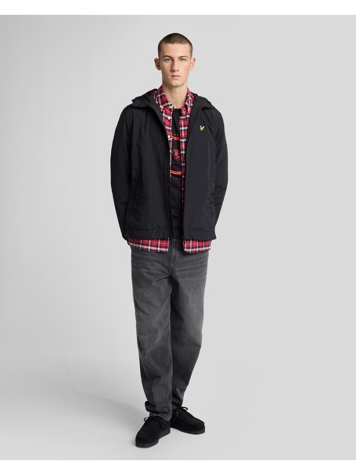 Lyle & Scott Windjacke in Schwarz günstig kaufen