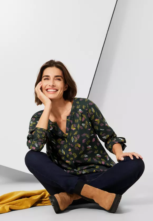 CECIL Bluse mit Allover Print