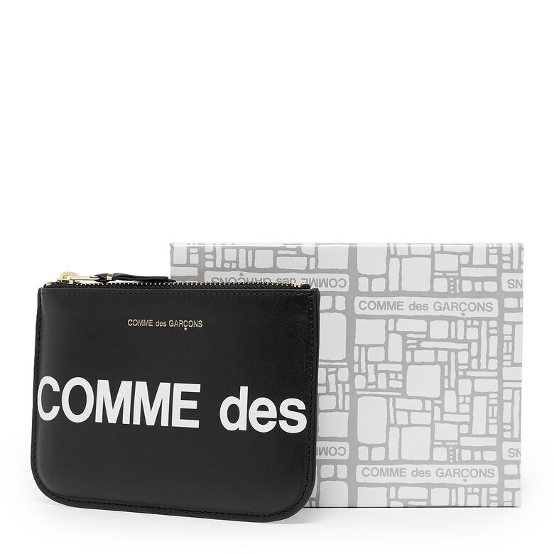 Comme des Garcons Wallet Huge Logo black