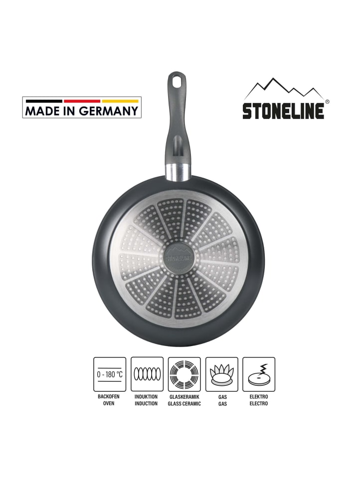 Stoneline Bratpfanne 24 cm | ohne Deckel in Anthrazit günstig kaufen onesize
