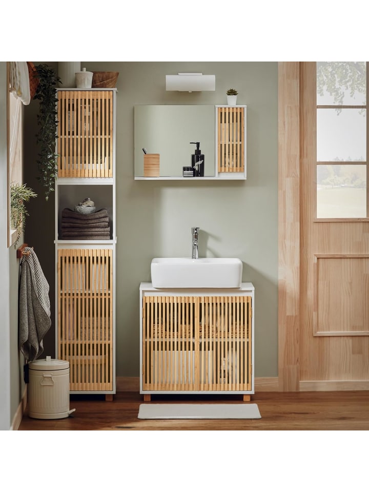 SoBuy Hochschrank in Weiß - (B)33 x (H)165 x (T)33cm günstig kaufen onesize