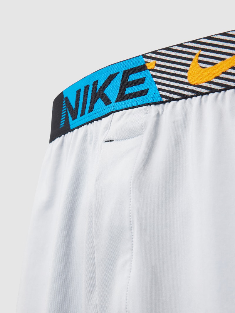 Boxershorts mit elastischem Logo-Bund in türkis