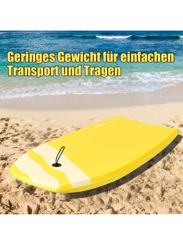 COSTWAY Schwimmbrett 104x52x6cm in Gelb günstig kaufen onesize