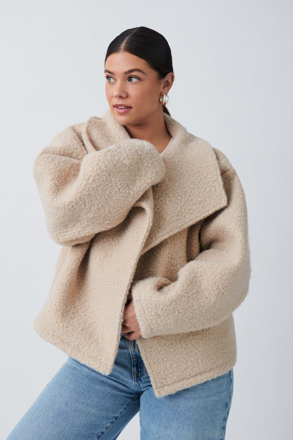 Soft boucle jacket