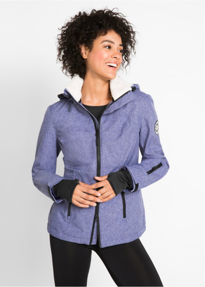 Outdoor-Funktions-Jacke mit Teddyfleece
