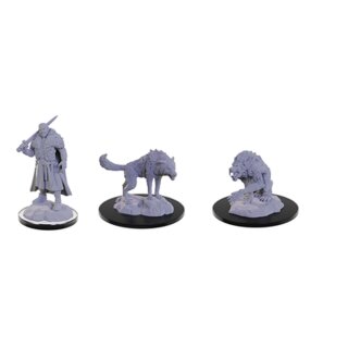 D&D Nolzur's Marvelous Miniatures: Loup Garou (unpainted) (3)