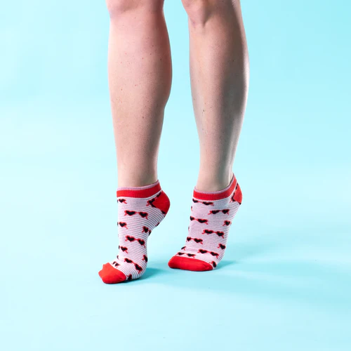 Sandra & Laurene - Red Socks