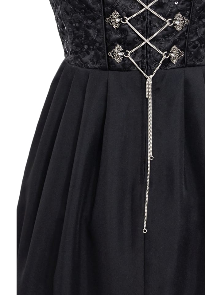 Gwandler Dirndl THERES in schwarz günstig kaufen