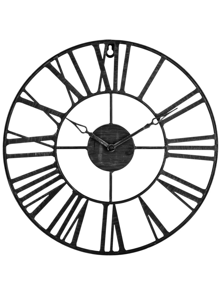 Atmosphera Créateur d'intérieur Wanduhr in schwarz günstig kaufen onesize