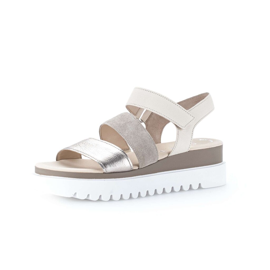 Gabor fashion Keilsandalette beige