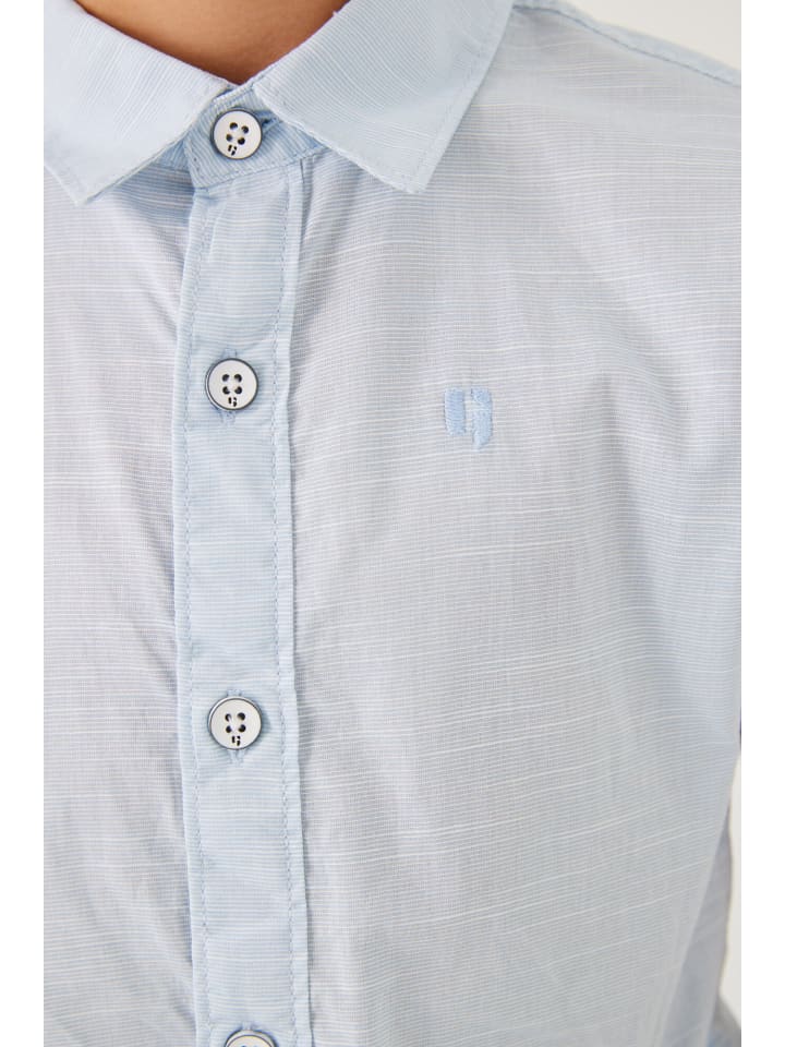 Garcia Kurzarmhemd in pale blue günstig kaufen