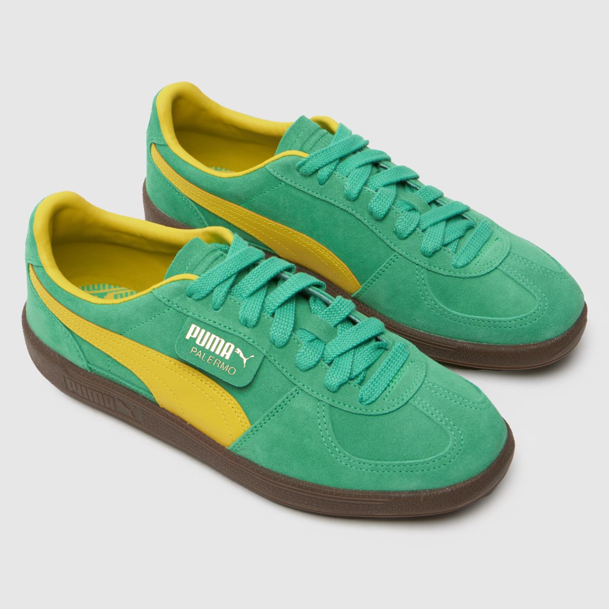 PUMA – Palermo – Grönt/Multifärgat mönster