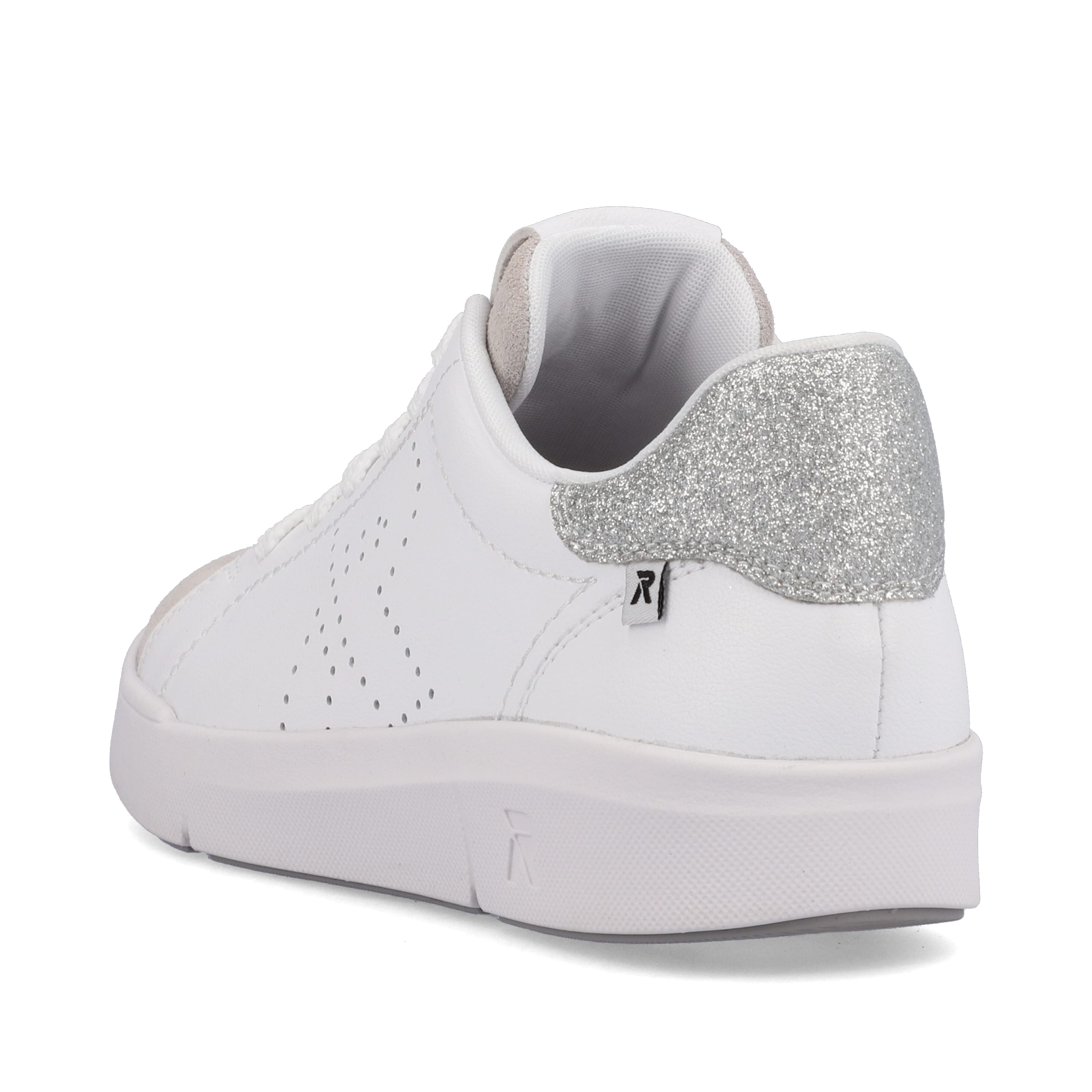 Rieker Damen Sneaker Low swan-white beige