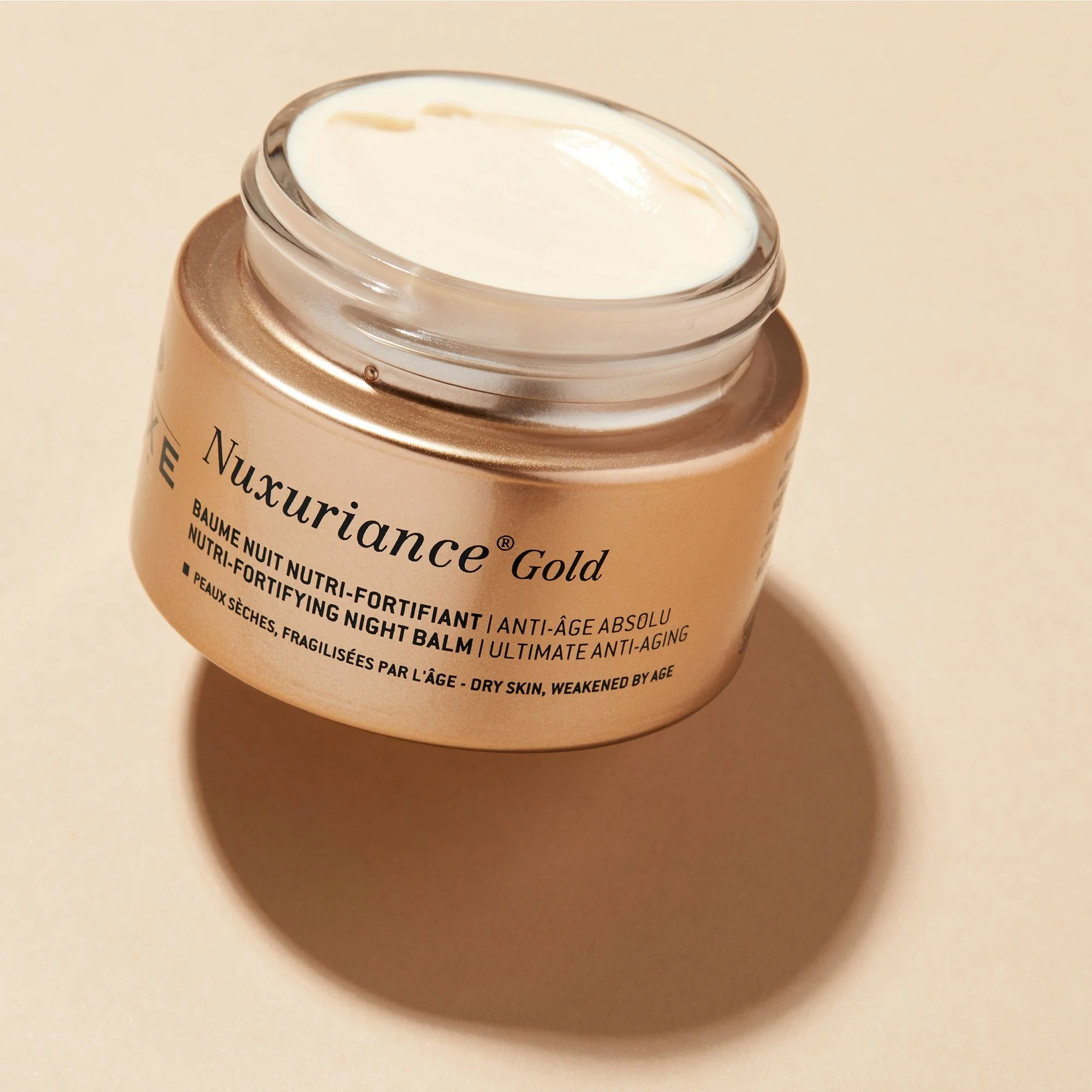 Bálsamo de noche nutritivo y fortificante Nuxuriance Gold - Tratamiento nocturno antiarrugas