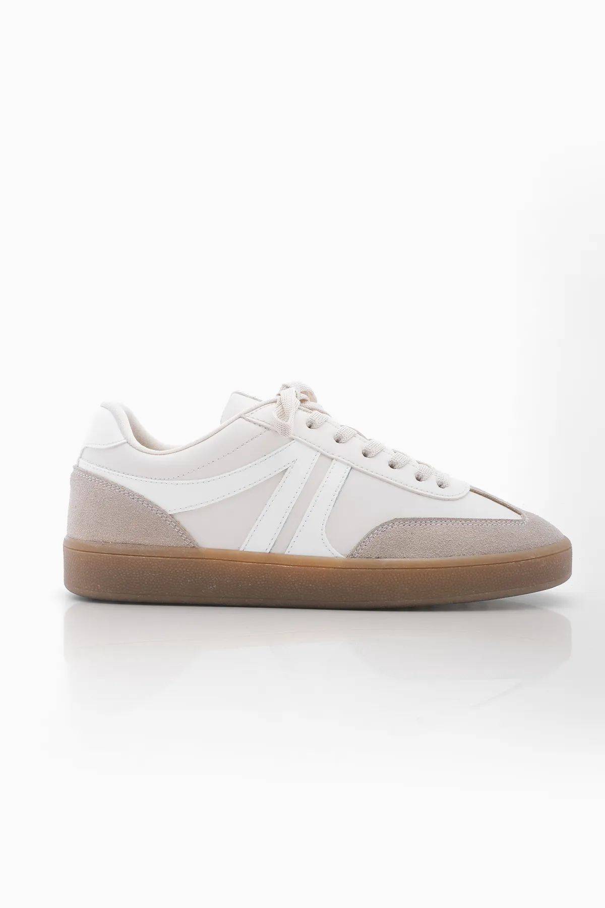 Marjin  Sneaker - Beige - Flacher Absatz