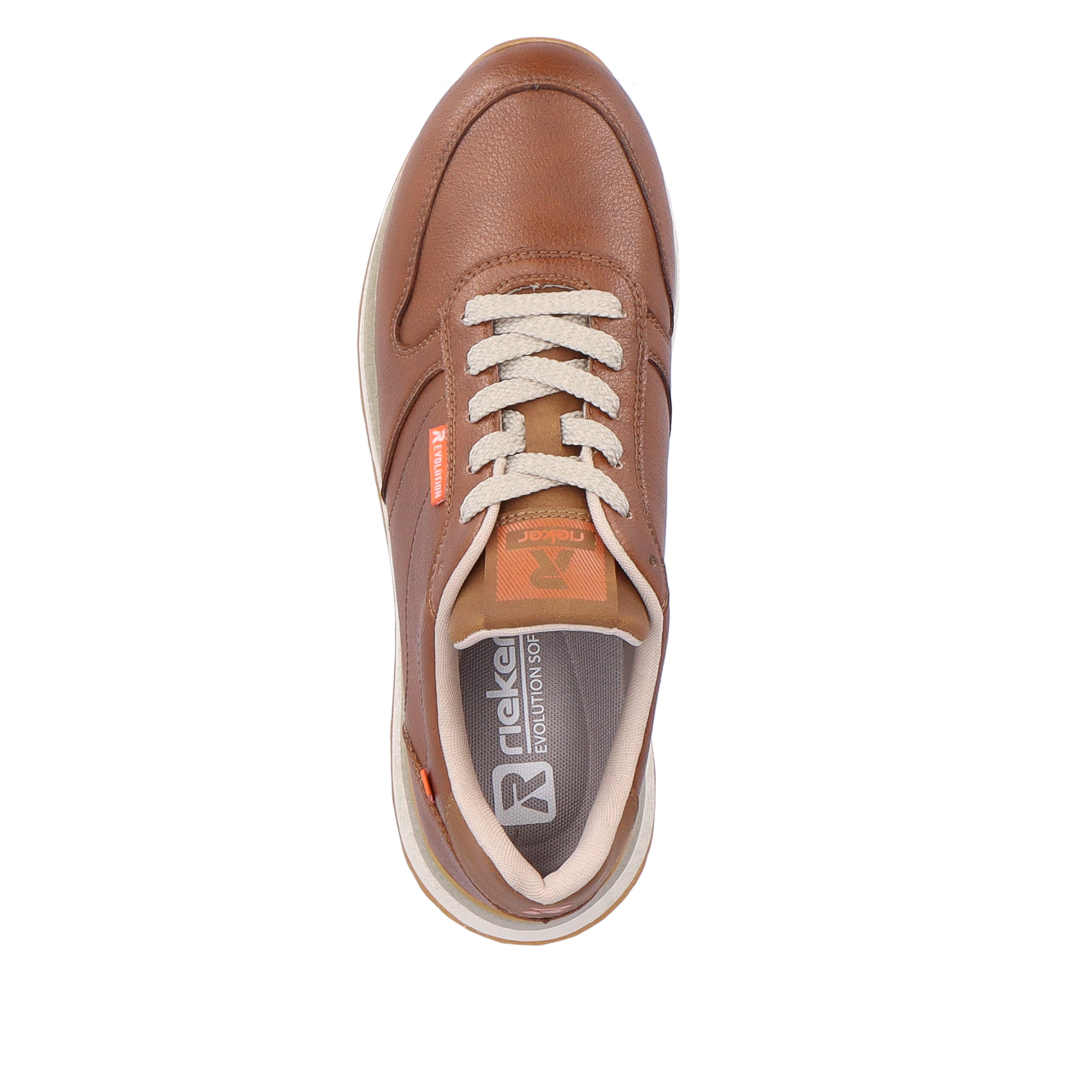 Rieker Damen Sneaker Low wood brown