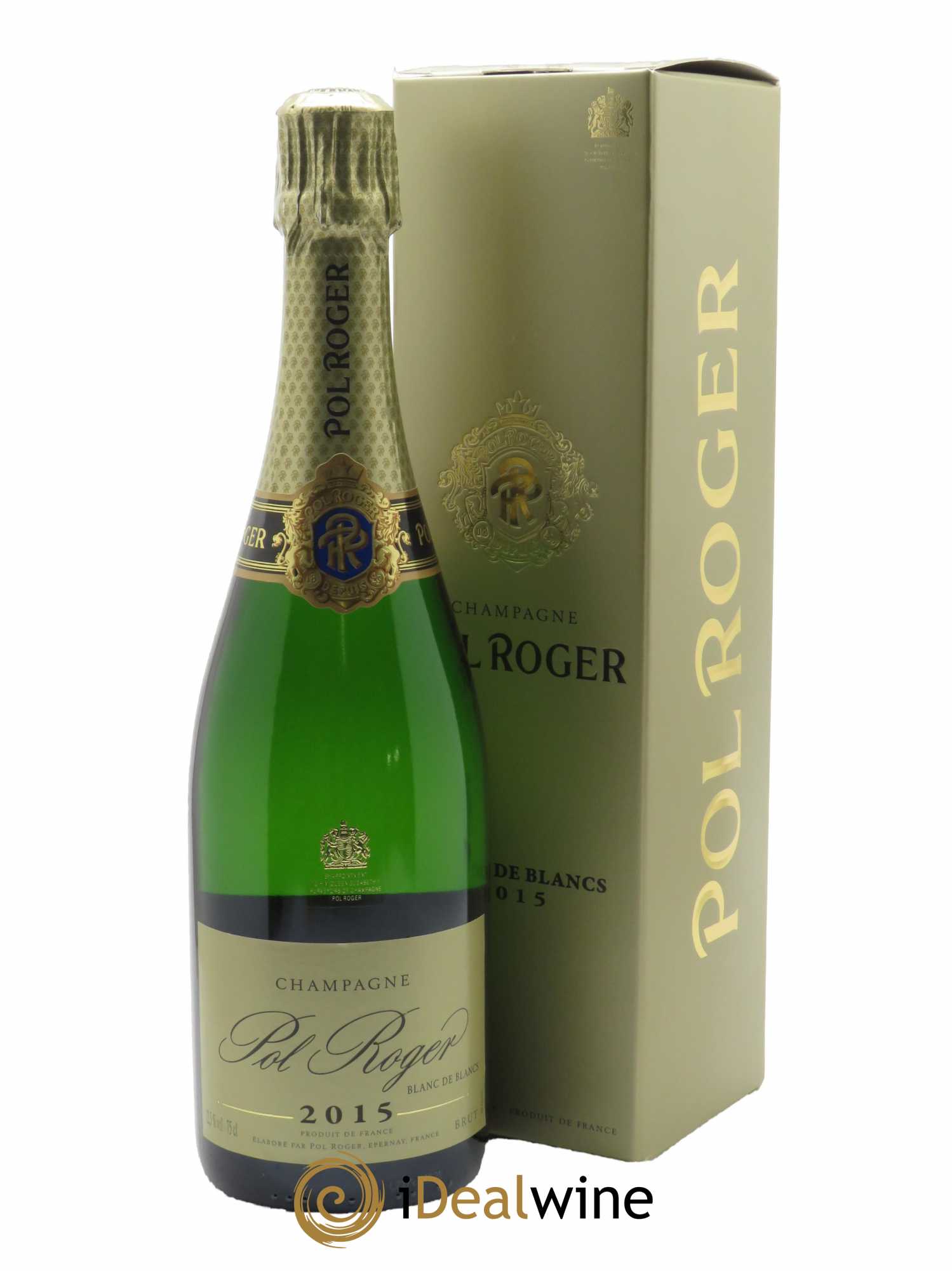 Blanc de blancs Brut Pol Roger  2015 - Lot de 1 Bouteille