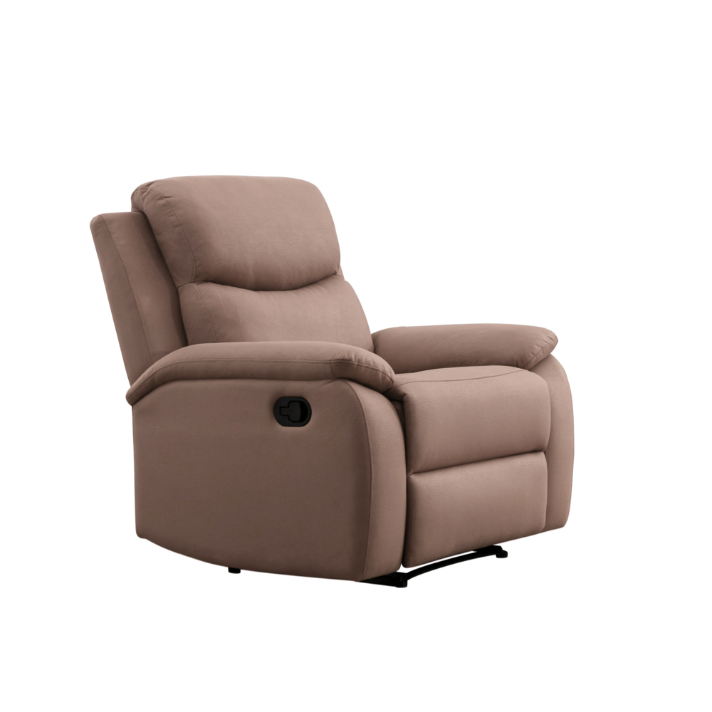 Happy Home Happy Home Polstergarnitur 3tlg. Relaxsofa Set mit 5 Relaxfunktionen braun