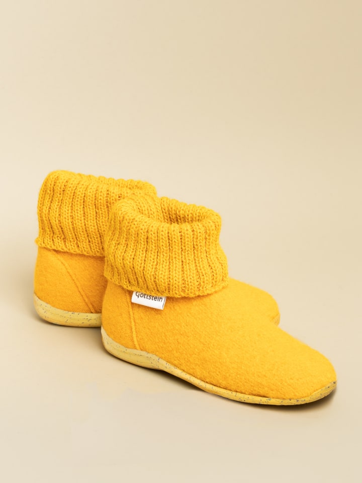 Gottstein Hausschuh Alpine Boot RU in gelb günstig kaufen