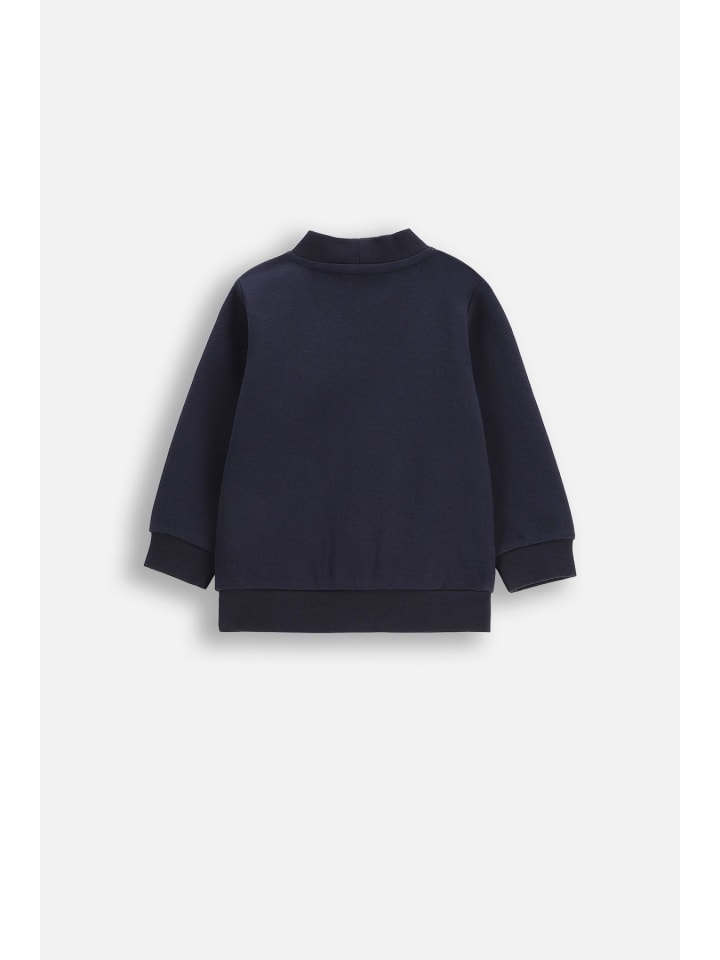 Coccodrillo Strickjacke mit Reißverschluss in dunkelblau günstig kaufen
