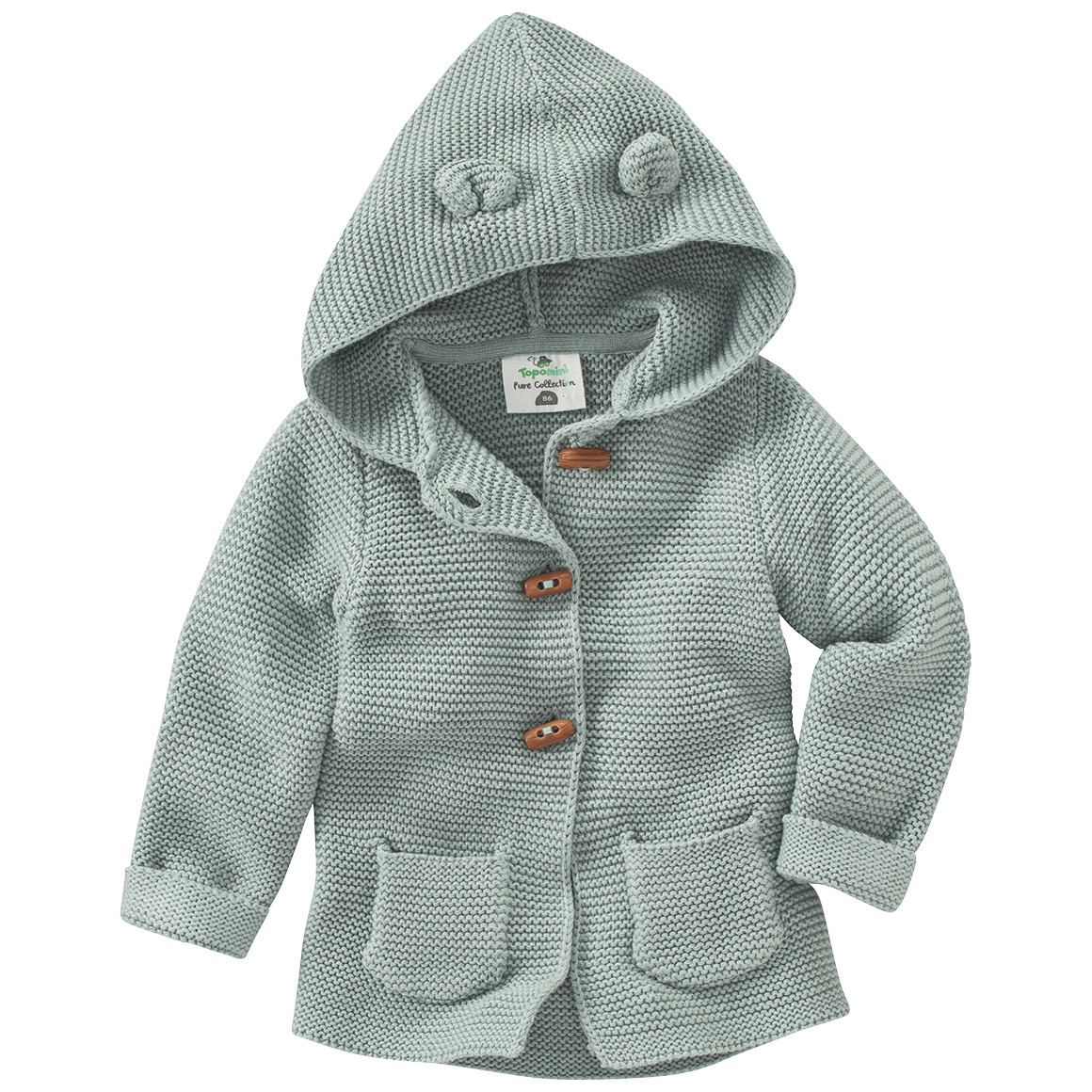 Baby Strickjacke mit Öhrchen