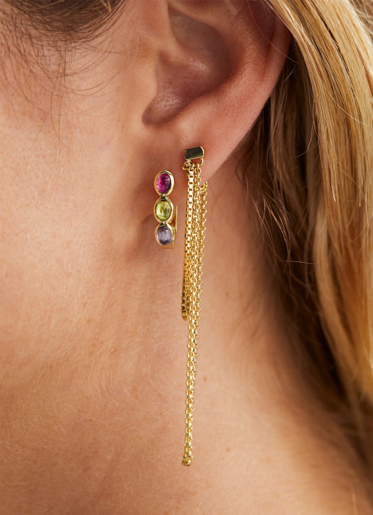Anna + Nina Ziggy single earring gold plated