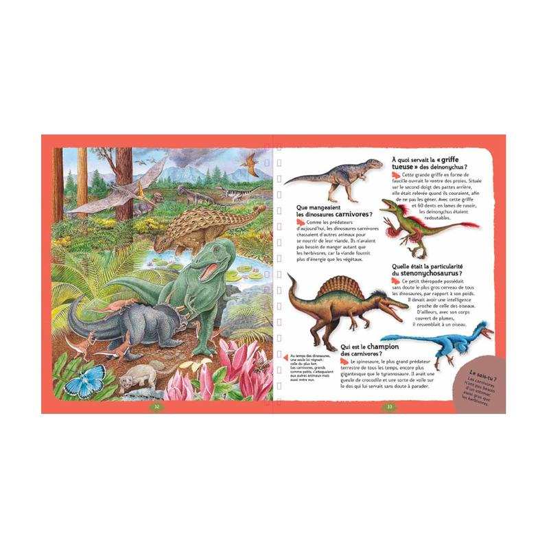 Livre La petite encyclopédie des dinosaures - Gallimard Jeunesse