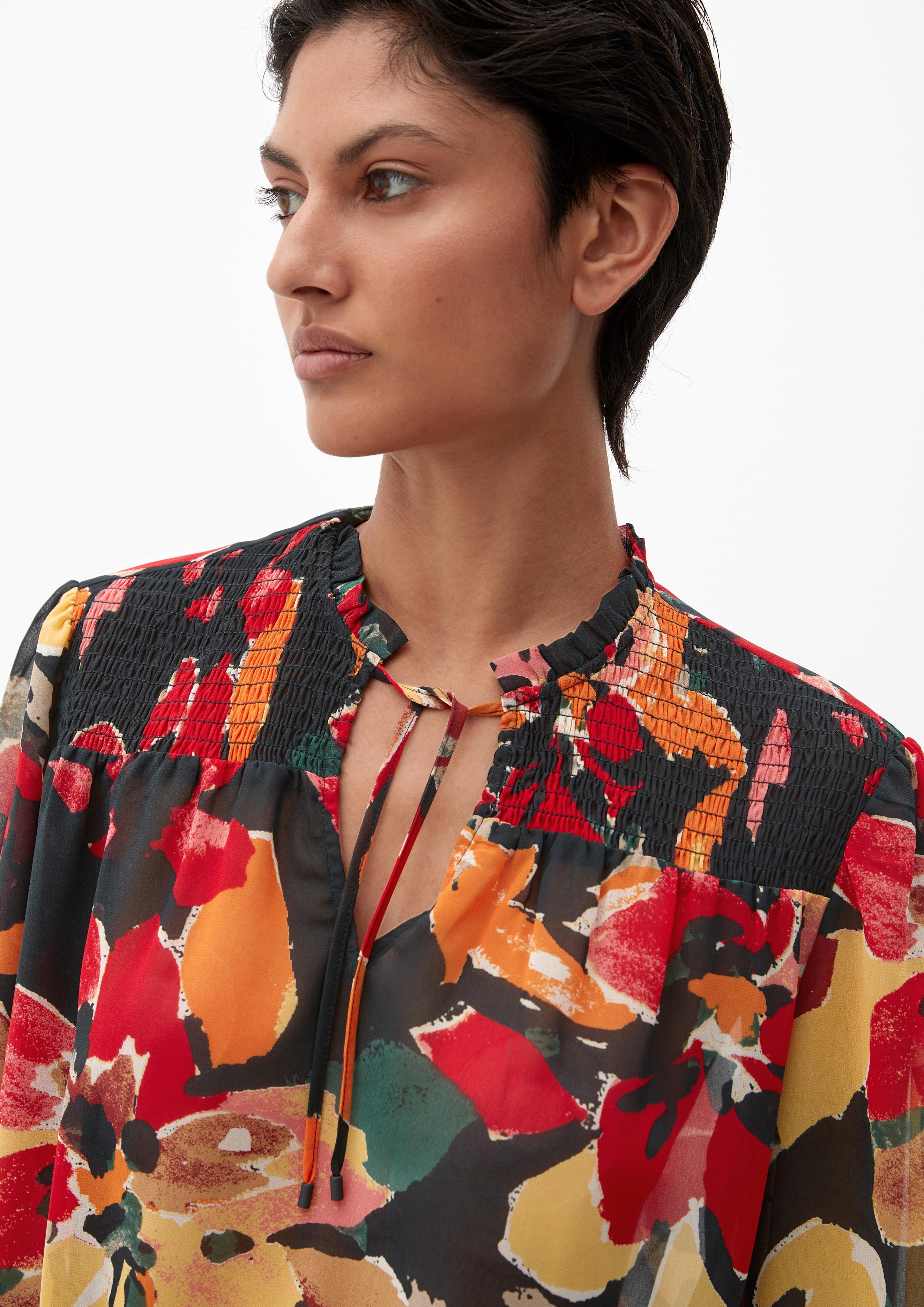 Bluse mit Smok-Details  2120536-59A3