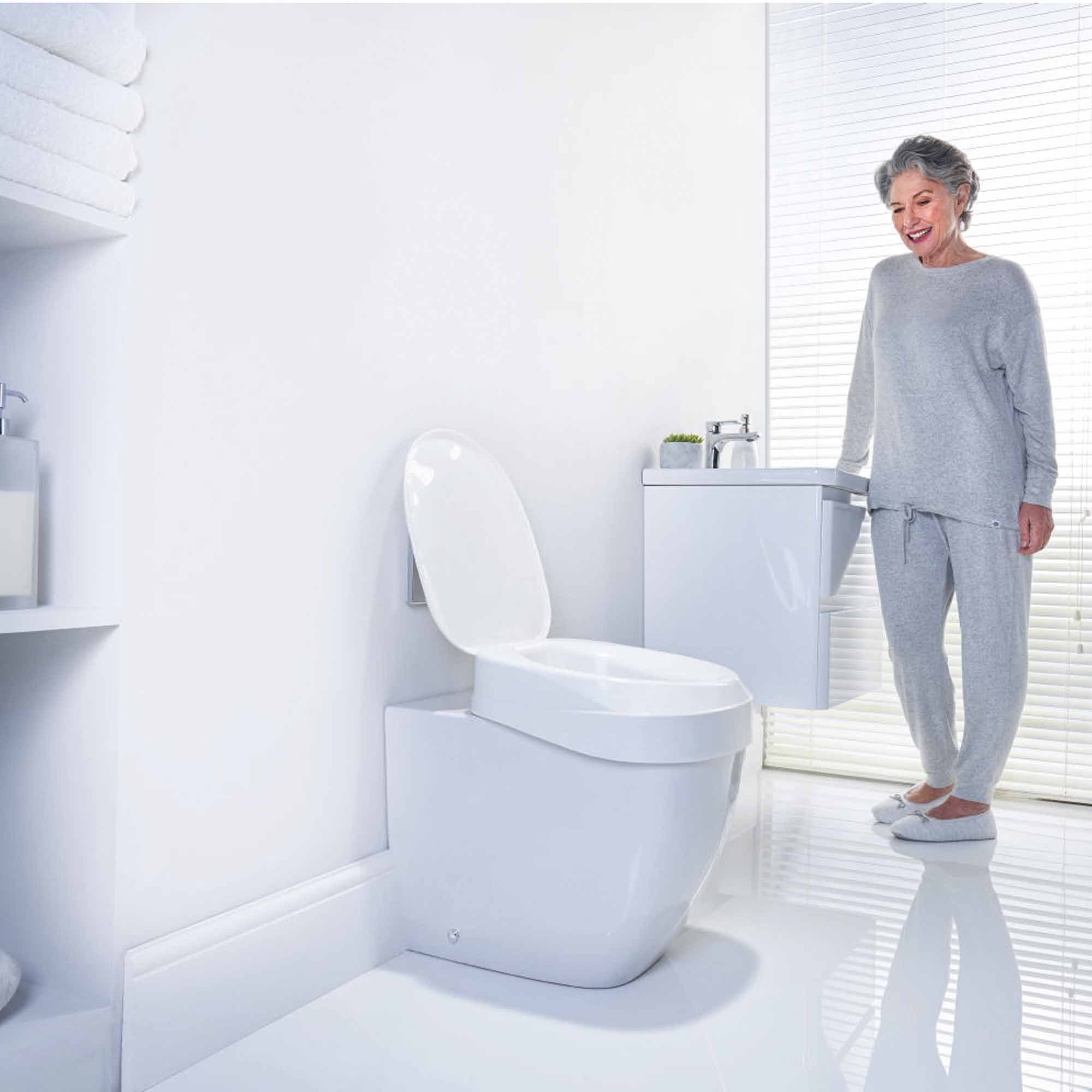 Invacare Toilettensitzerhöhung Toilettensitzerhöhung Aquatec 90 Ergo