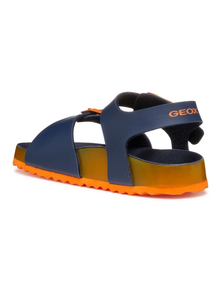 Geox Sandalen in Navy/Orange günstig kaufen