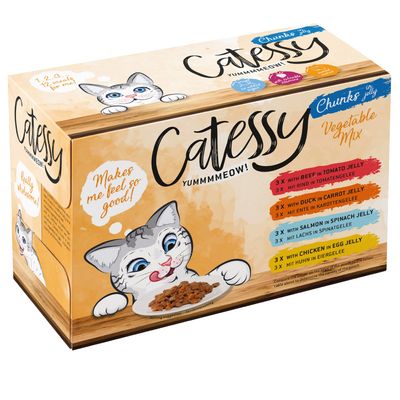 Mixpack Catessy Häppchen in Gelee Gemüse-Allerlei