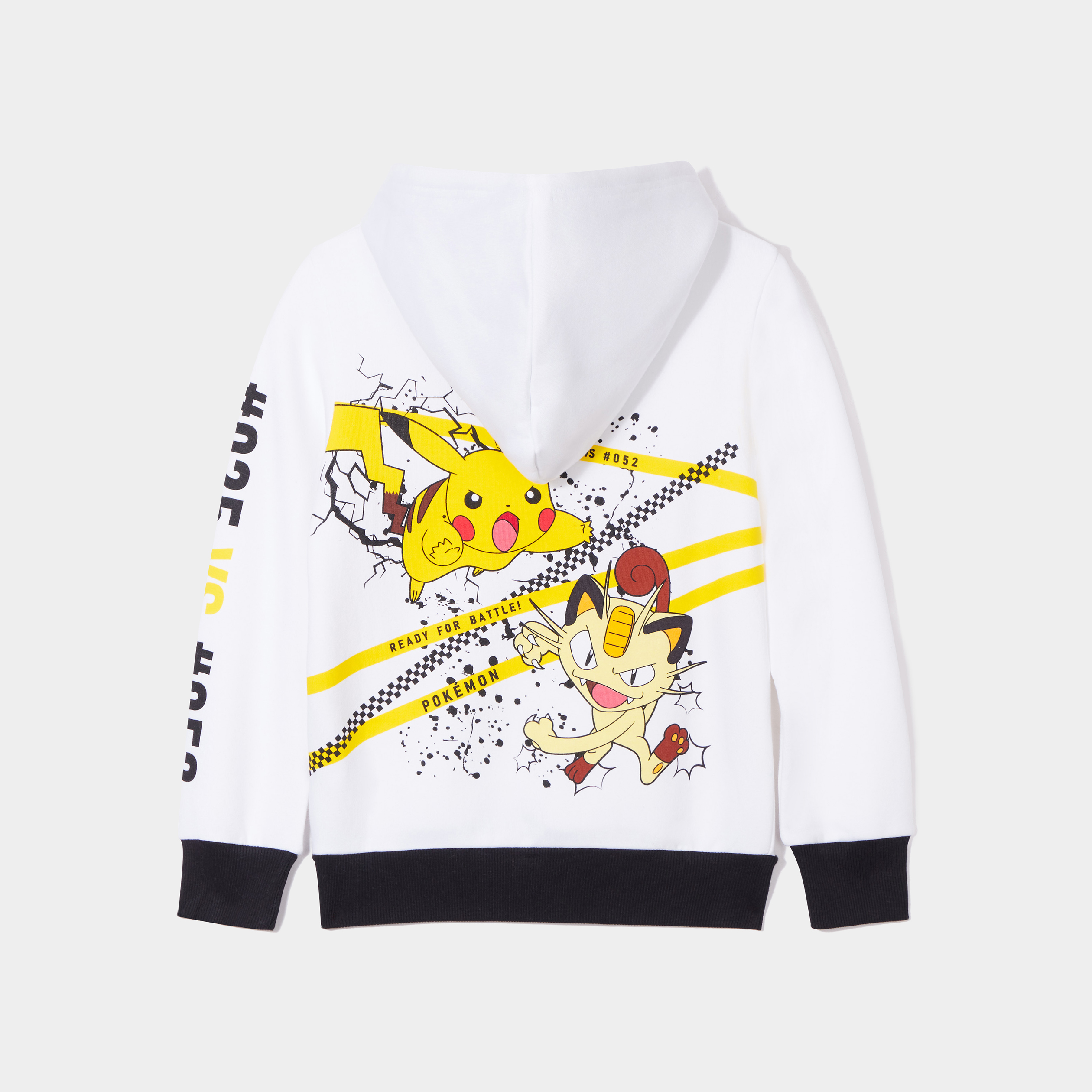 Sweat à capuche hoodie Pokémon blanc garçon | La Halle