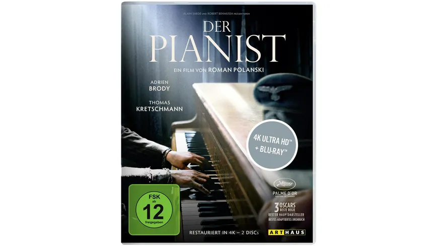 Der Pianist - 20th Anniversary Edition  (4K Ultra HD) (+ Blu-ray)