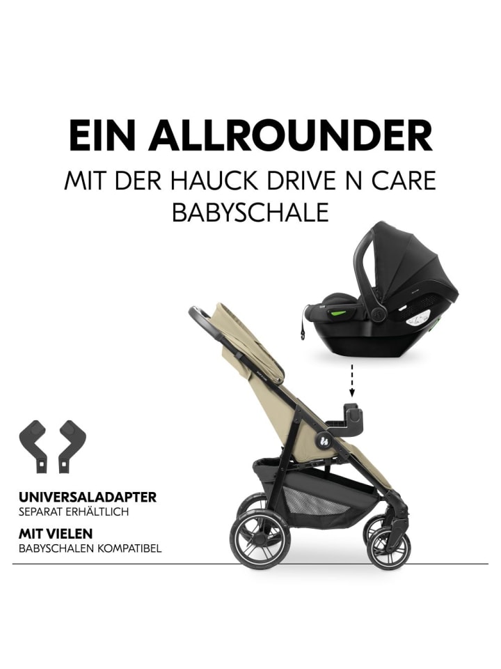 Hauck Buggy Shop N Care - Olive in gruen günstig kaufen onesize
