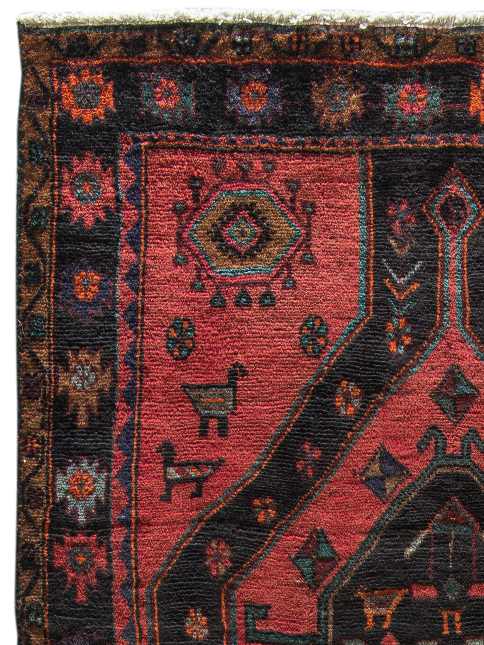 Hamadan Vintage ca. 120 x 323 cm, Unikat / Einzelstück