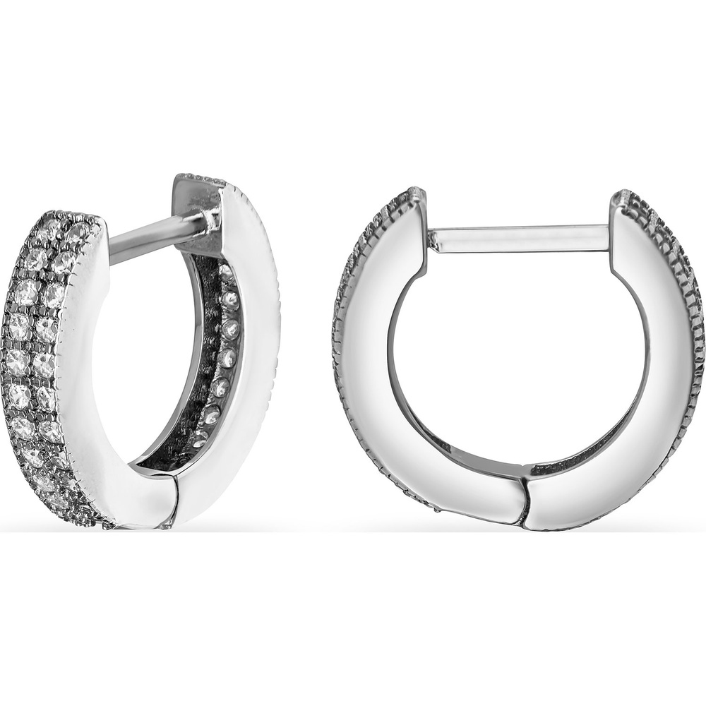FAVS Créoles 925 Argent Boucles d'oreilles