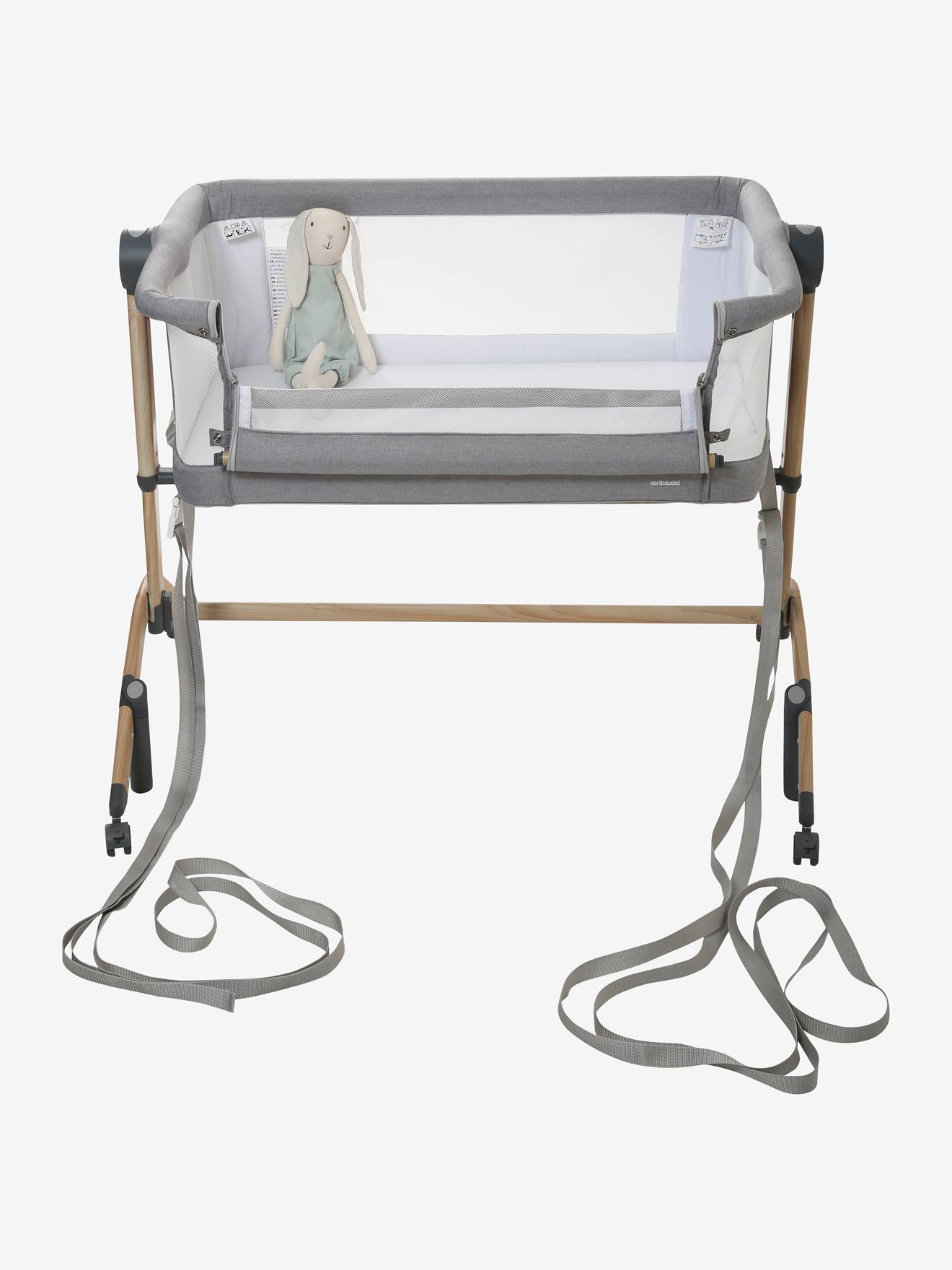 Vertbaudet Baby Beistellbett - grau