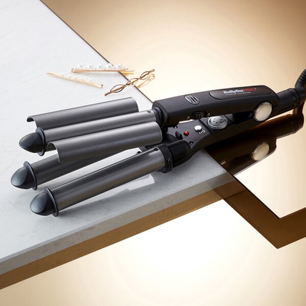 BaByliss Pro Triple Barrel Waver Titanium Turmalin Lockenstab