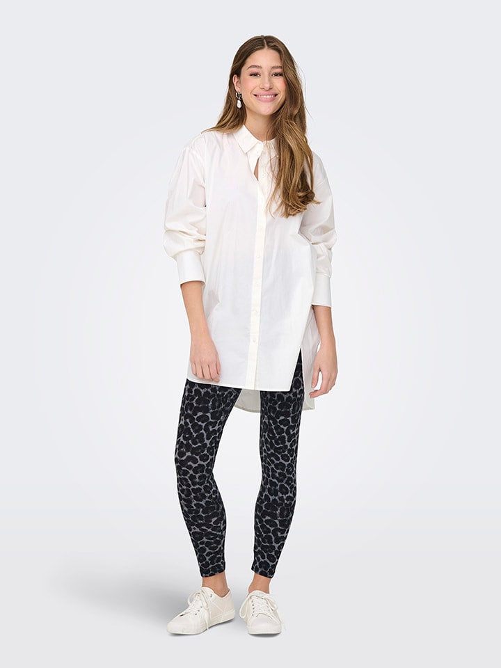 JDY Leggings in Grau/ Schwarz günstig kaufen